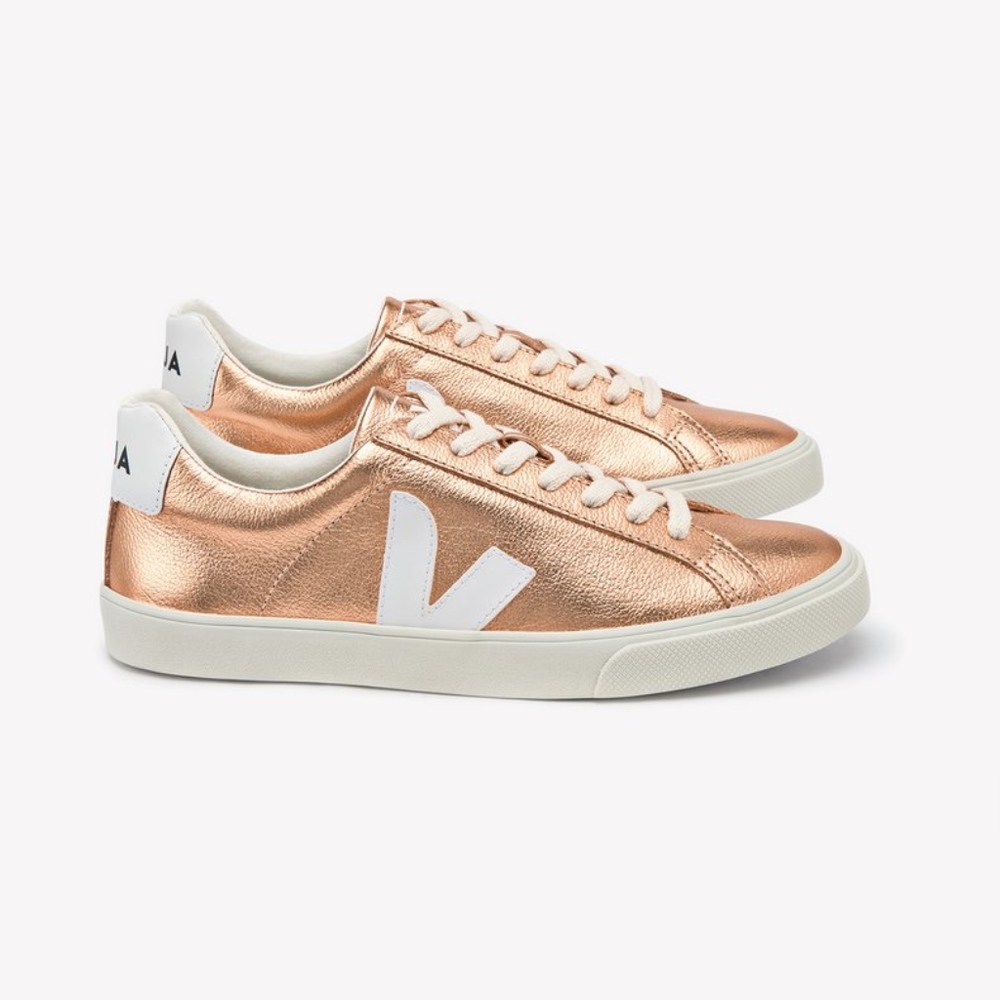 Veja NIB Esplar Sneaker Metallic Rose Gold Size 36